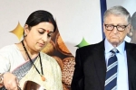 Bill Gates and Smriti Irani, Bill Gates and Smriti Irani key advice, bill gates to offer key advice to smriti irani, Relationship Bill Gates and Smriti Irani, Bill Gates and Smriti Irani key advice, bill gates to offer key advice to smriti irani, Relationship