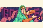 madhubala doodle, neel kamal, google celebrates madhubala s 86th birth anniversary, Marilyn monroe