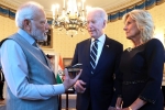 Narendra Modi latest updates, USA Tour, narendra modi gifts 75 carat diamond to jill biden, Gifts