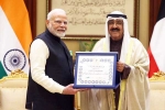 Narendra Modi, Order of Mubarak Al Kabeer, narendra modi gets kuwait s highest honour, Charles