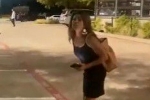Racist Attack In Texas video, Racist Attack In Texas video, racist attack in texas woman arrested, Indian american