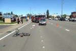 San Francisco Cyclist, Bay Area news, cyclist suffers life threatening injuries in collision, Colgan avenues