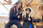 Shah Rukh Khan memes, gauri khan instagram, shah rukh khan and his son abram trolled for sporting native american war bonnets, Trifle