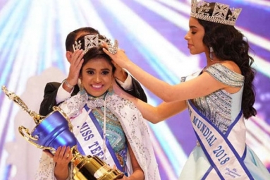 Indian Girl Sushmita Singh Wins Miss Teen World 2019 Indian Girl Sushmita Singh Wins Miss Teen World 2019