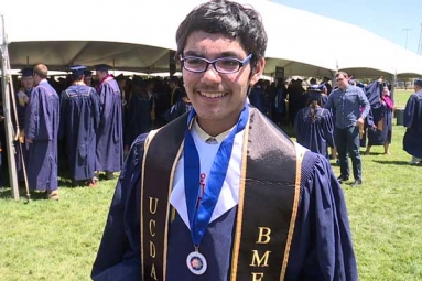 Indian-American Teen Graduates in California, Onward to Ph.D