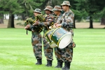Indian Soldiers, US army playing jana gana mana, watch u s army band plays jana gana mana for indian soldiers, Gpi