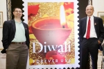 US issue Diwali postage stamp, US issue Diwali postage stamp, 23 countries celebrate release of diwali stamp in us, Us issue diwali postage stamp