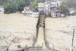 north India monsoon flood, Uncontrolled rains in North India, impassioned rains killed at least 120 in n india, India floods